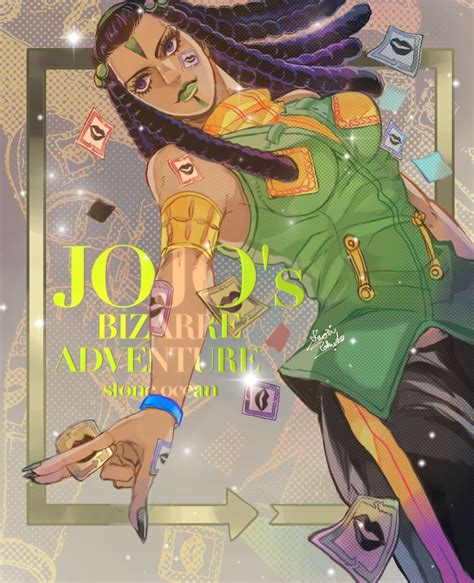 hermes costello x jotaro kujo|Stone Ocean .